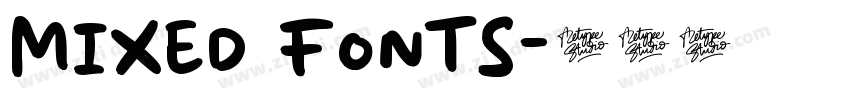 mixed fonts字体转换